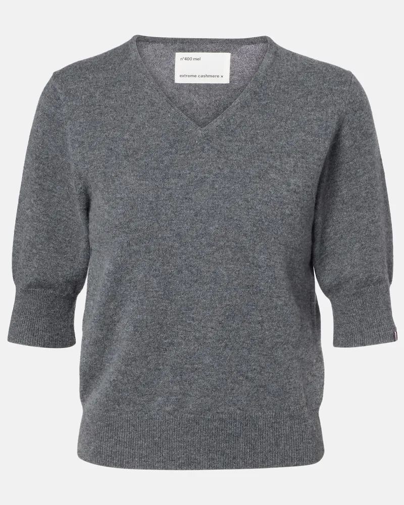 extreme cashmere Pullover Mel aus Kaschmir Grau