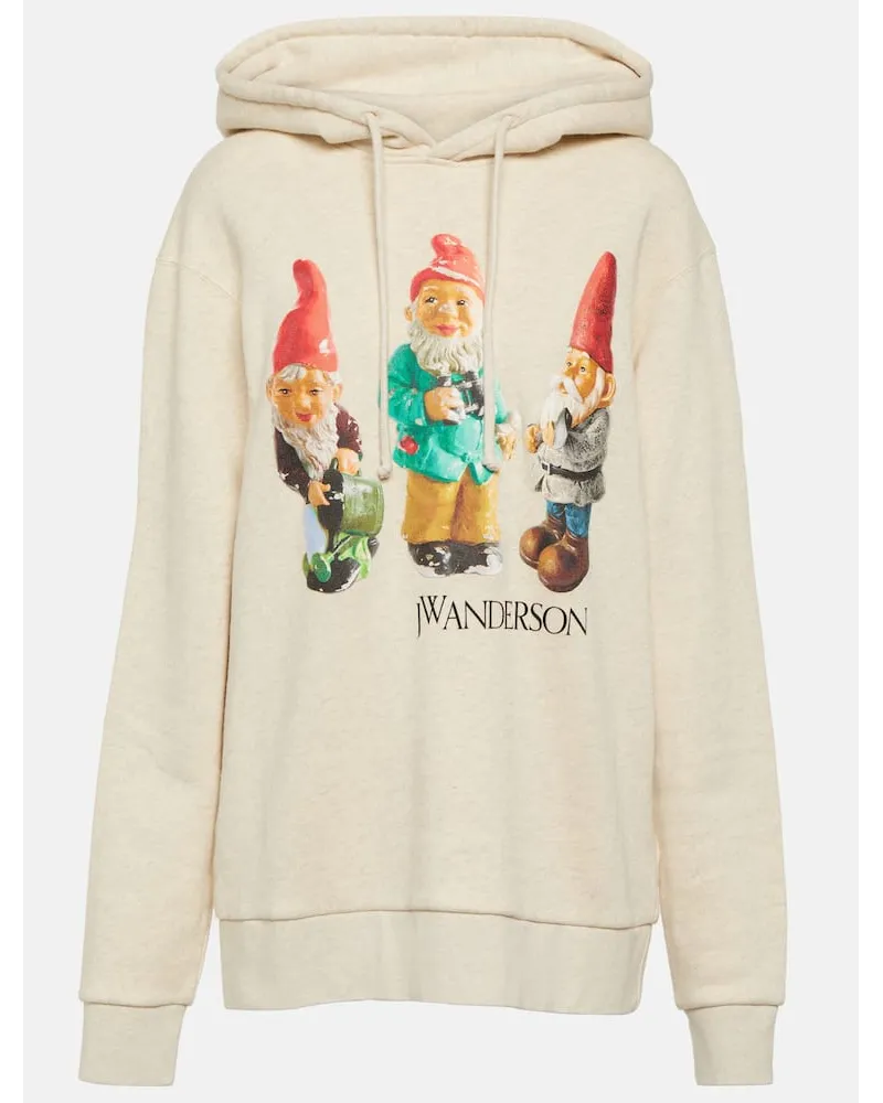 J.W.Anderson Hoodie Gnome Trio aus Baumwolle Beige