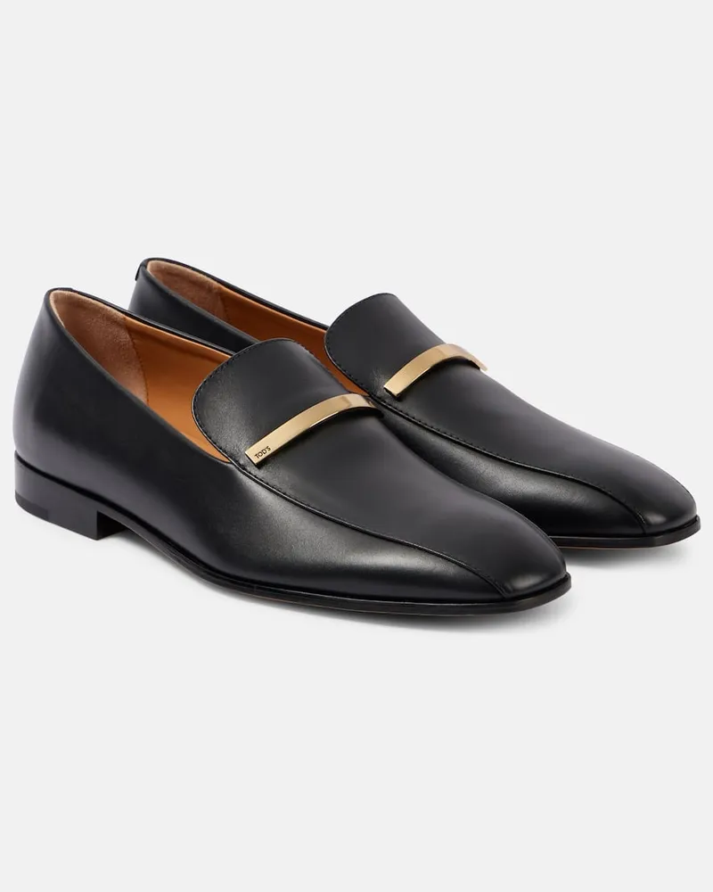 TOD'S Loafers aus Leder Schwarz