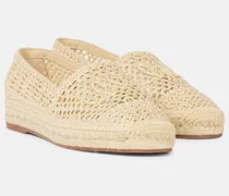 Chloé Espadrilles Isla aus Häkelstrick