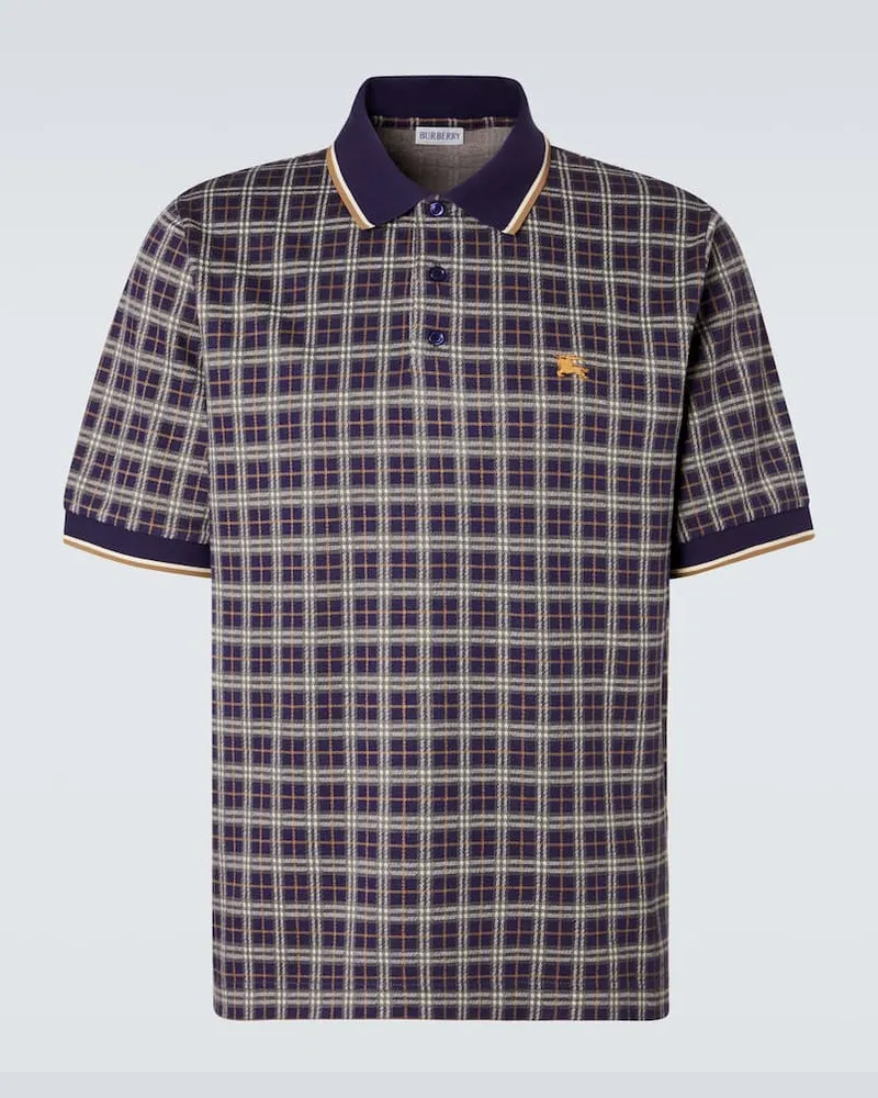 Burberry Polohemd Blau