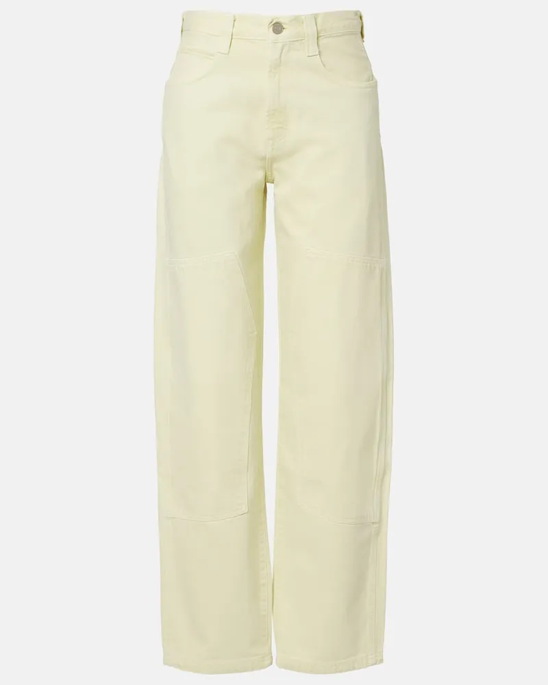 AGOLDE Jeans Laria Pieced Gelb