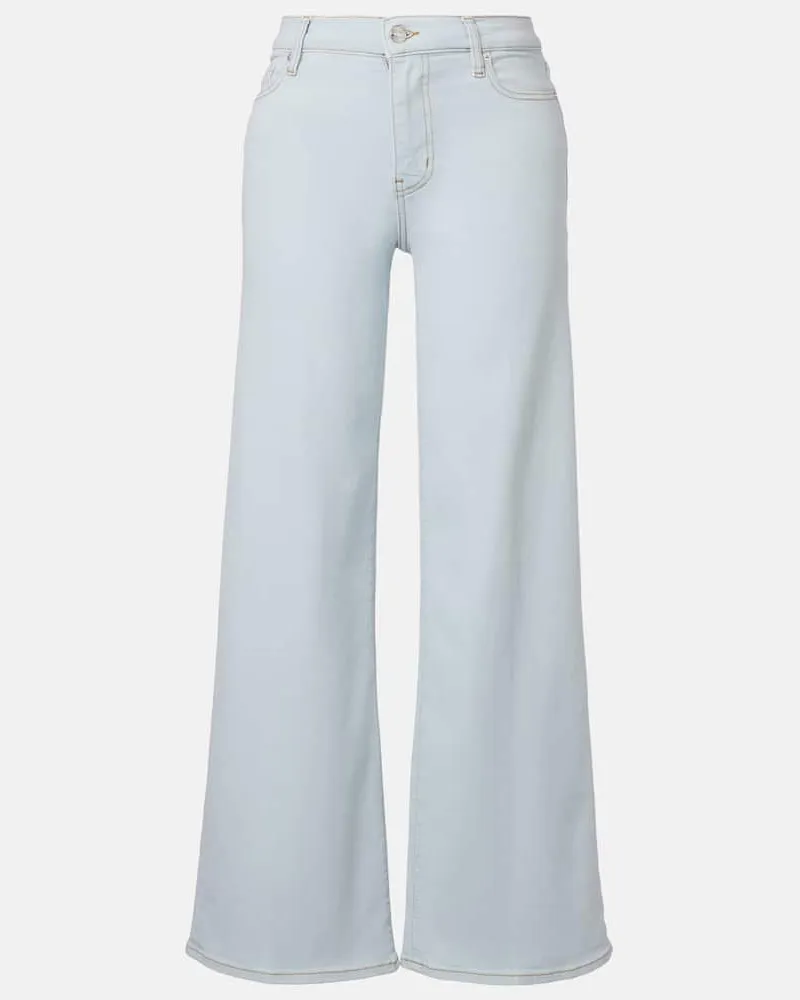 Frame Denim Wide-Leg Jeans Le Slim Palazzo Blau