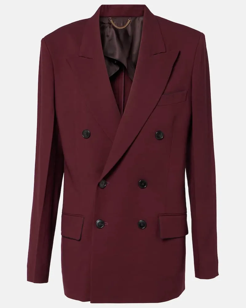 Victoria Beckham Oversize-Blazer Burgund