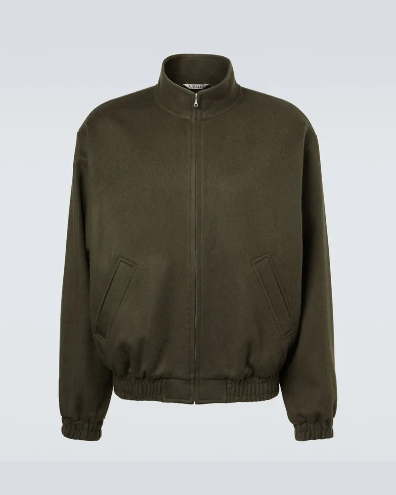 AURALEE Blouson aus Flanell Grün