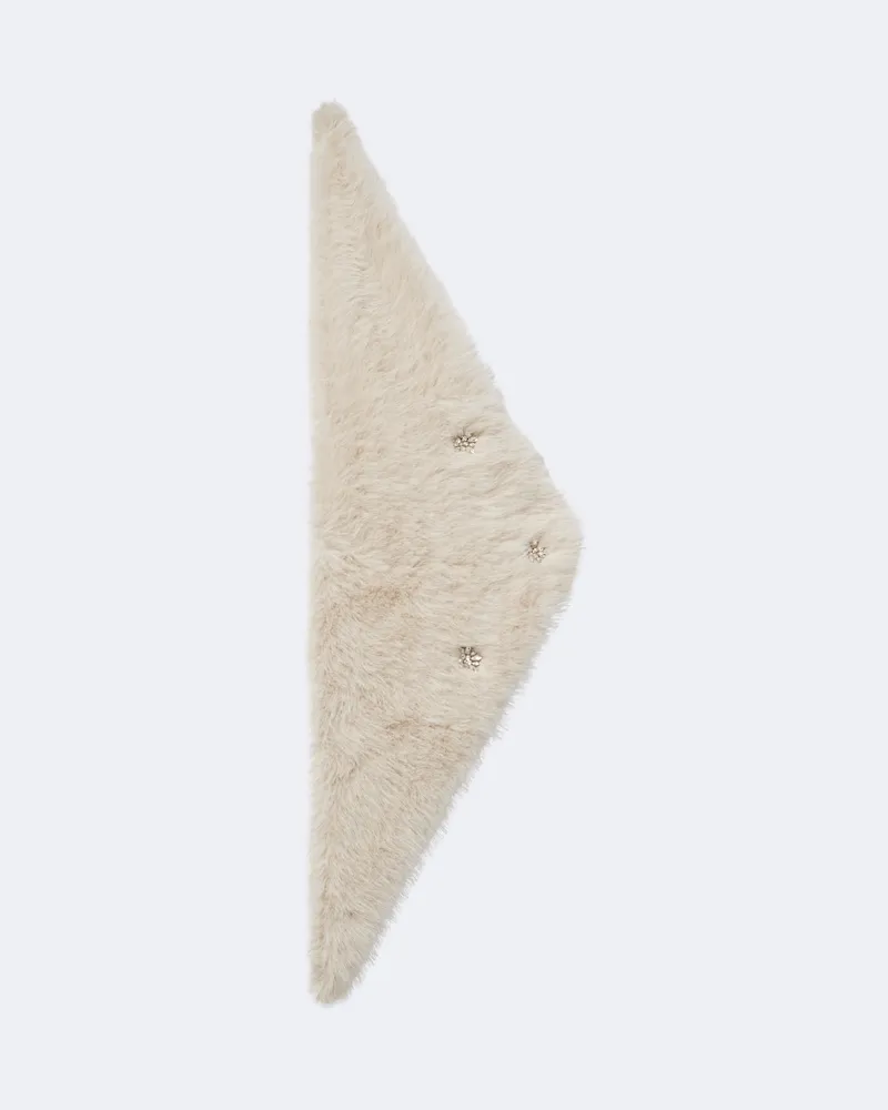 Simone Rocha Verzierter Schal Weiß