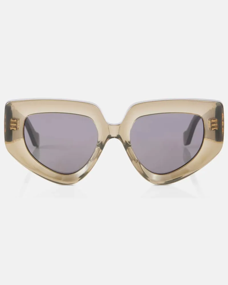 Loewe Cat-Eye-Sonnenbrille Anagram Grün