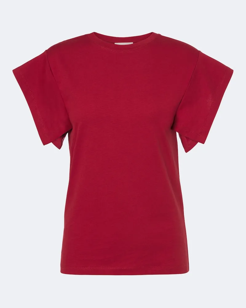 Isabel Marant Top Caliya aus Baumwolle Rot