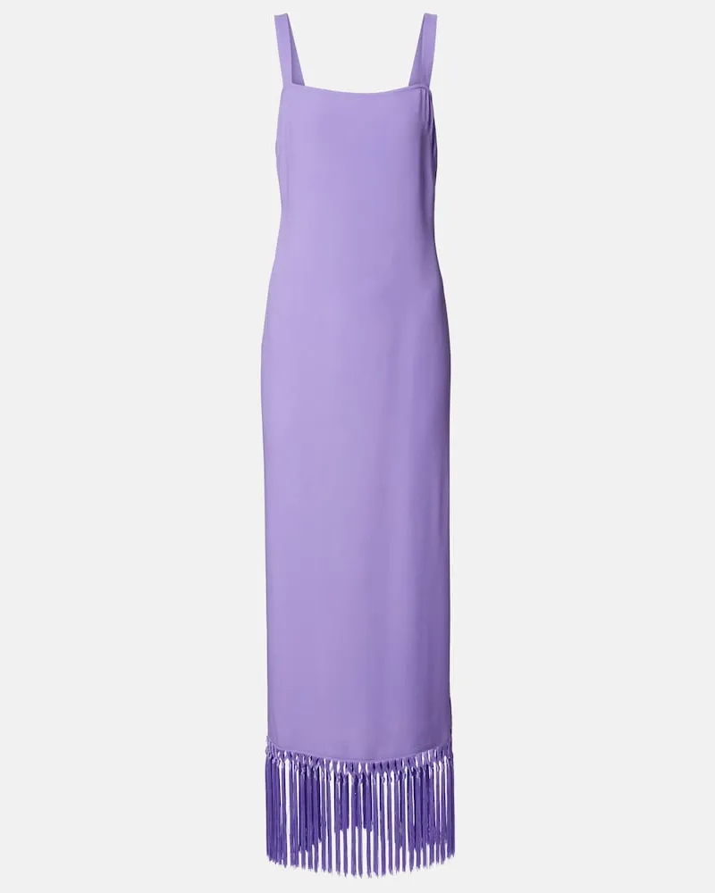 Taller Marmo Midikleid Palermo aus Cady Violett