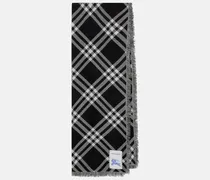Schal Burberry Check aus Wolle und Seide
