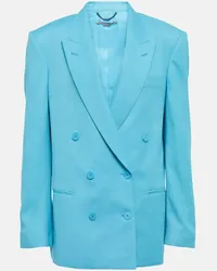 Stella McCartney Blazer aus Twill Blau