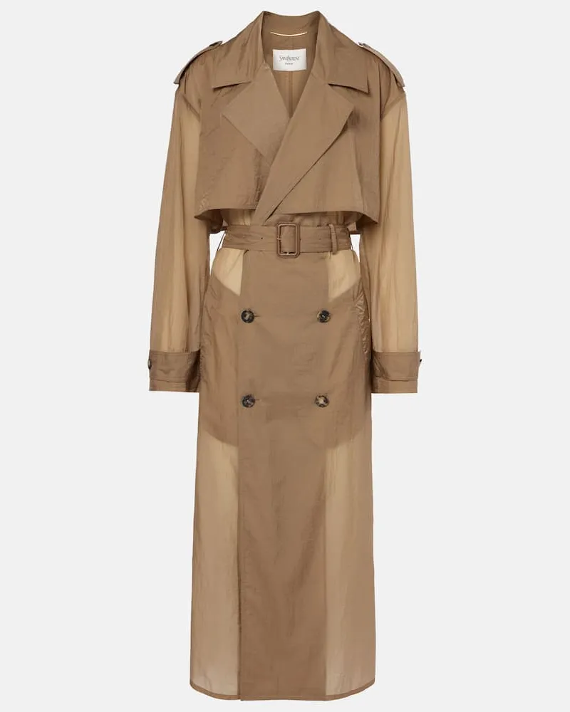 Saint Laurent Trenchcoat Beige