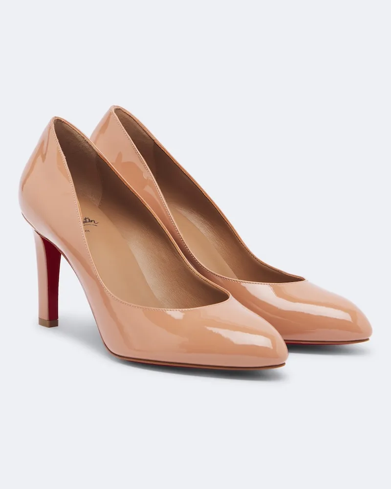 Christian Louboutin Pumps Fannylove aus Lackleder Beige