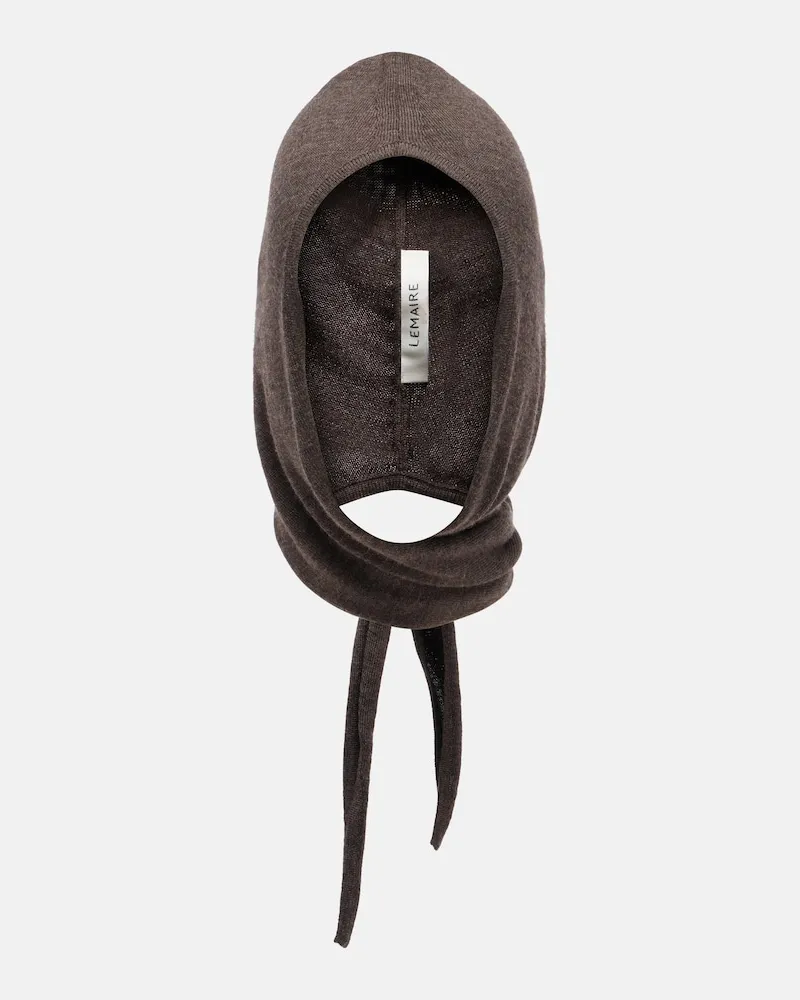 Christophe Lemaire Haar-Accessoire aus Wolle Braun