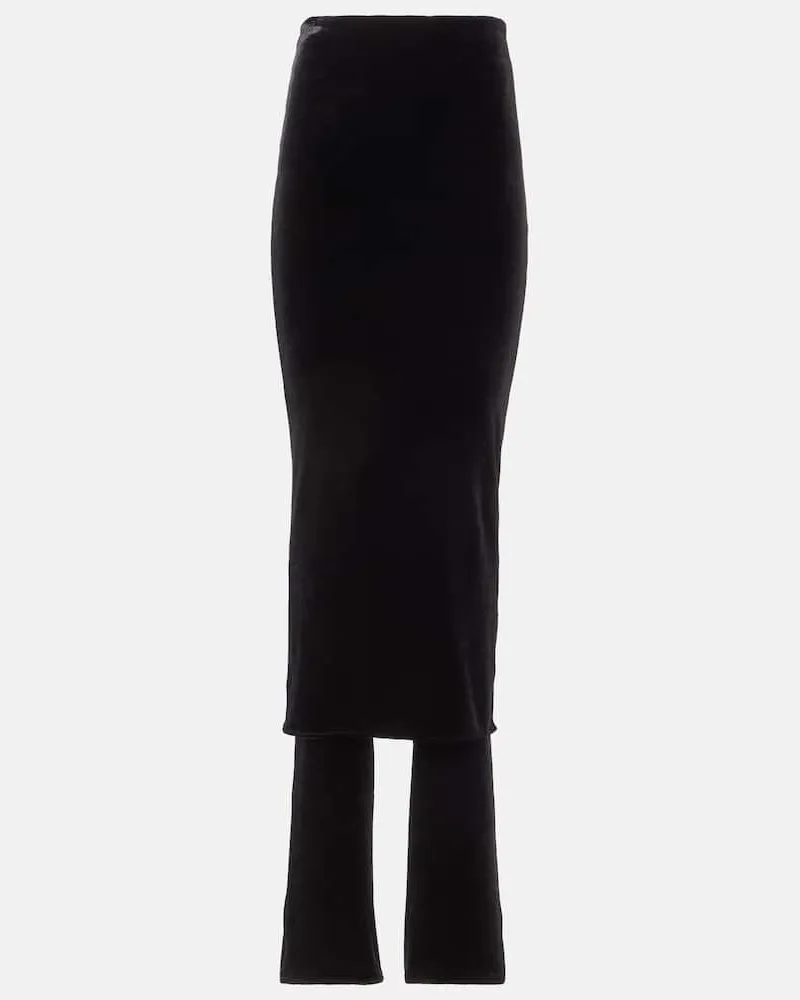 Alaïa Alaïa Hose Fluid aus Jersey Schwarz