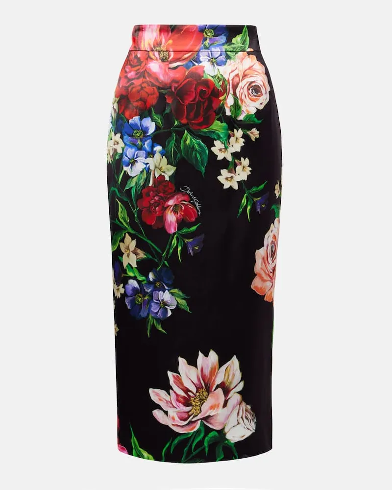 Dolce & Gabbana Bedruckter Midirock Multicolor