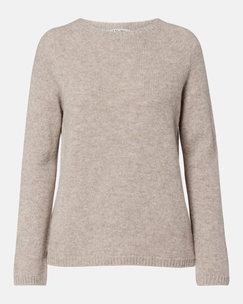 Max Mara Pullover Georg aus einem Wollgemisch Beige