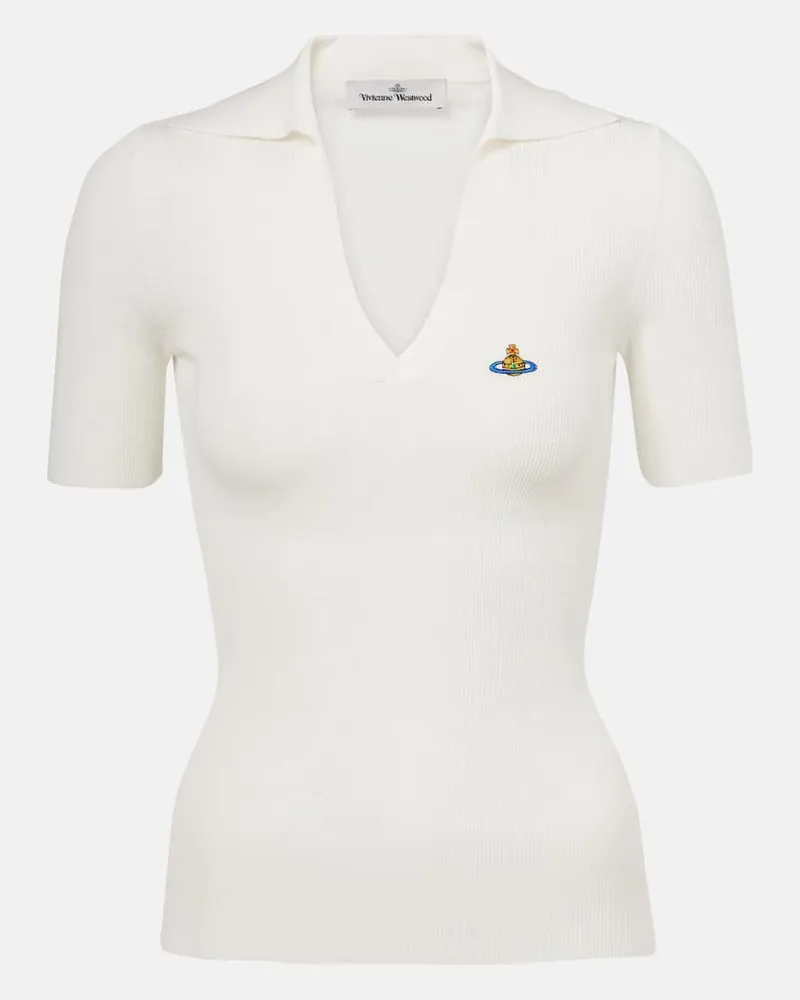 Vivienne Westwood Polohemd Marina aus Baumwolle Weiß