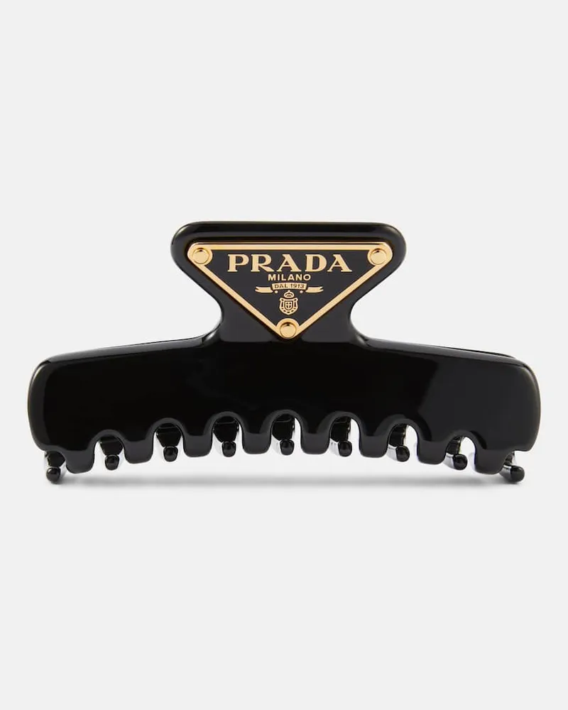 Prada Haarspange Schwarz