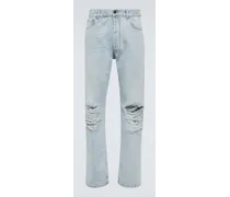 Distressed Straight Jeans Burted