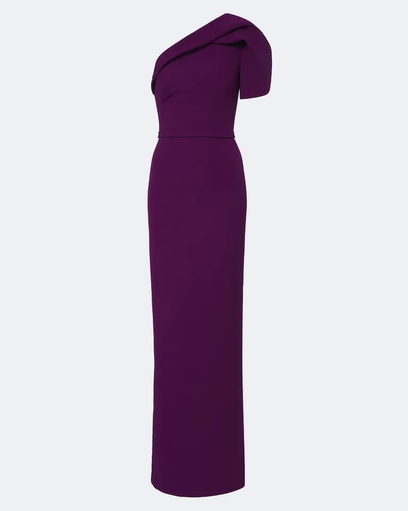 Safiyaa Robe Millie aus Crêpe Violett