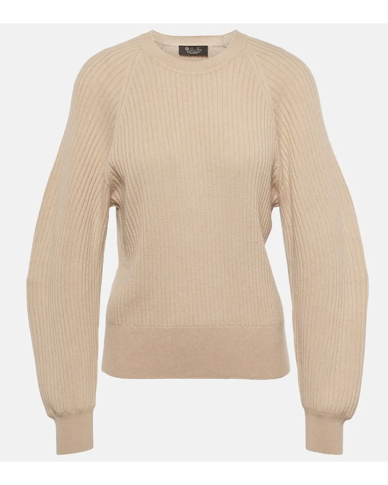 Loro Piana Pullover aus Kaschmir Beige