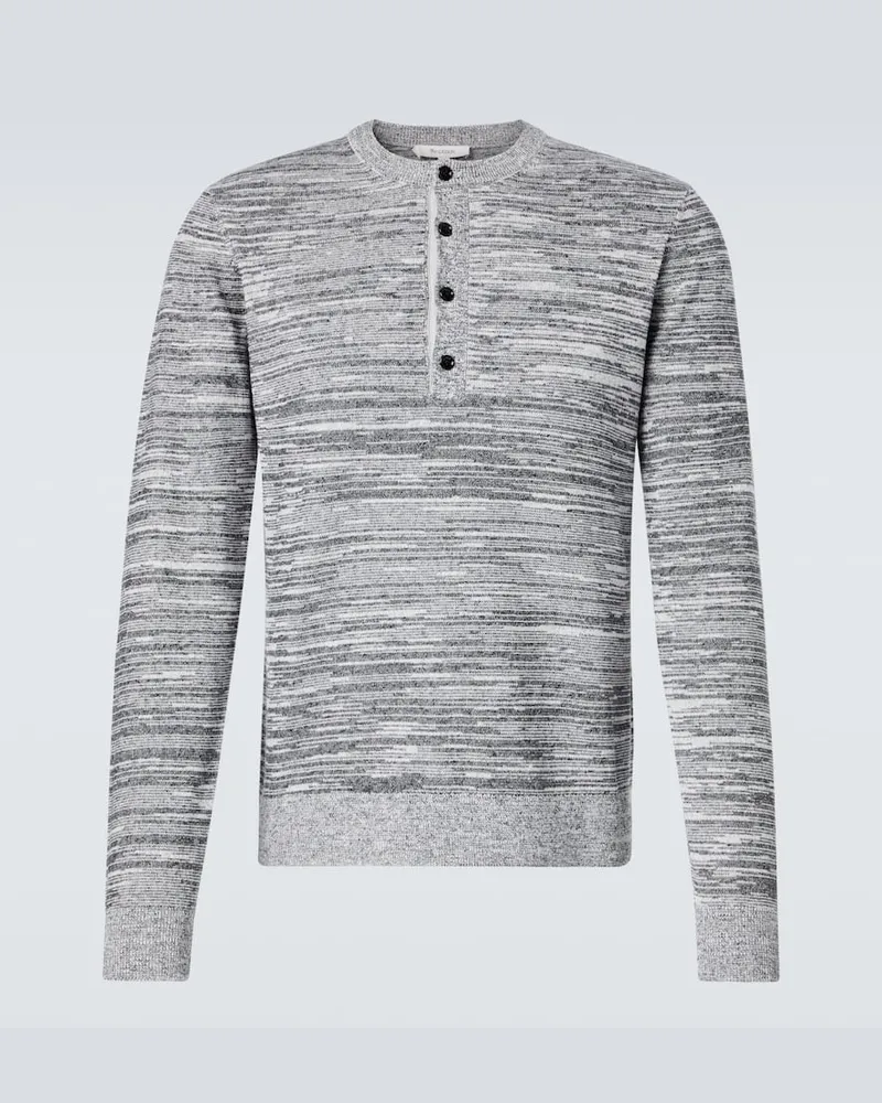 J.W.Anderson Henley-Top Grau