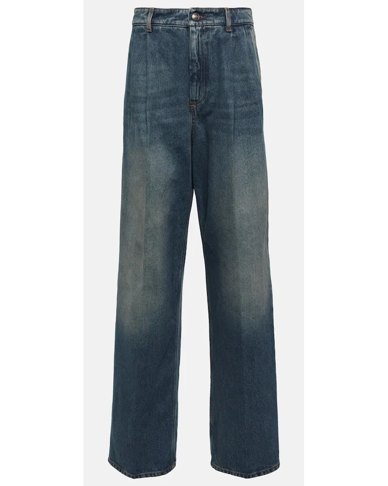 SPORTMAX Weite Low-Rise Jeans Rampur Blau