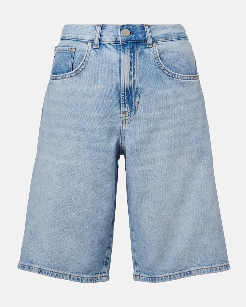 Adriano Goldschmied Mid-Rise Bermuda-Shorts Thalia aus Denim Blau