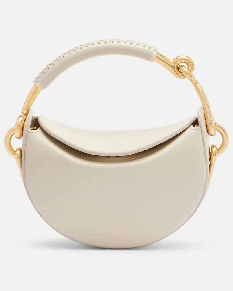 Burberry Tote Bag Bridle aus Leder Weiß