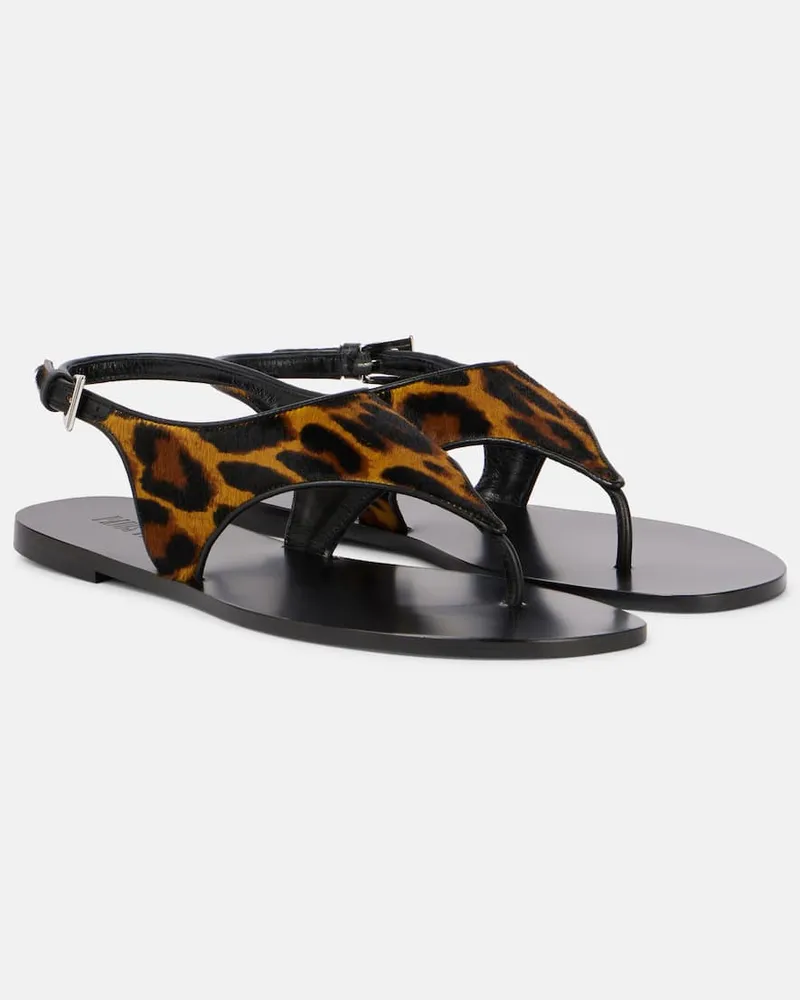 Paris Texas Sandalen Amalfi aus Kalbshaar Multicolor