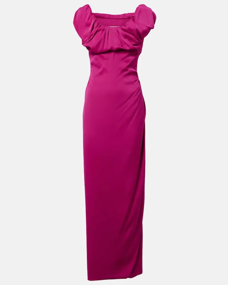Vivienne Westwood Maxikleid Long Ginnie Amber Rosa