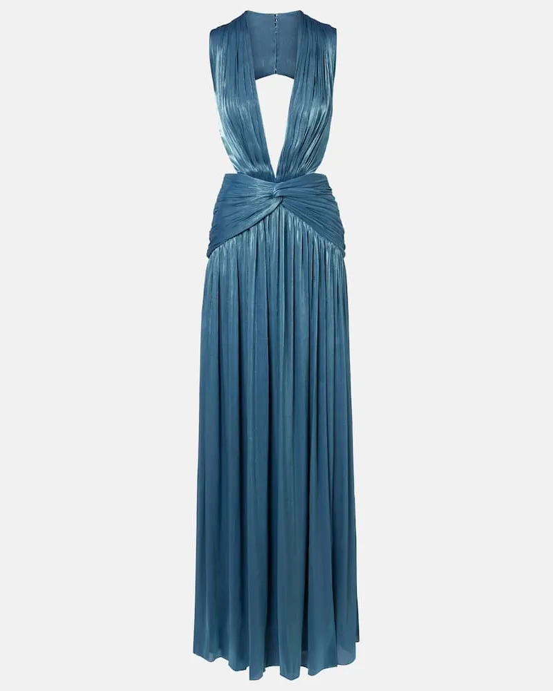COSTARELLOS Robe aus Jersey Blau
