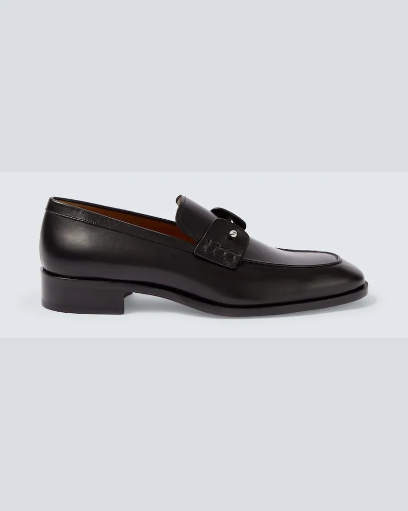 Christian Louboutin Loafers Chambelimoc aus Leder Schwarz