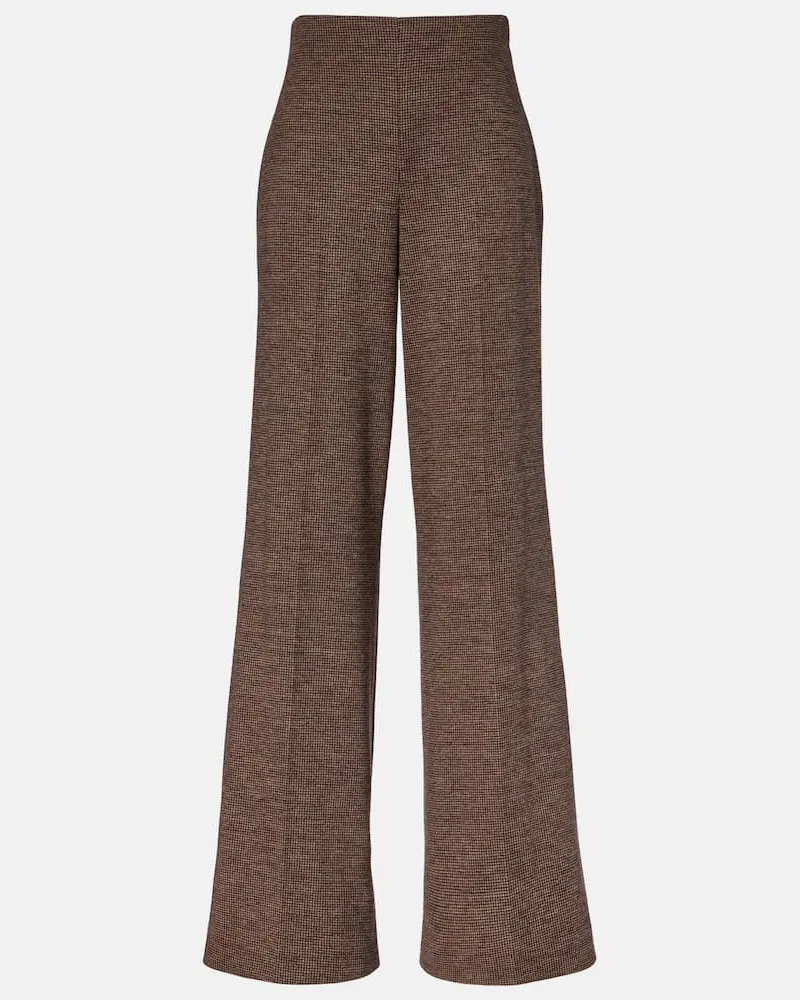 Ralph Lauren Weite Hose Isaiah aus Wolle Nude