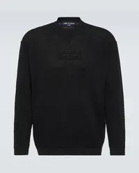 Comme des Garçons Comme des Garcons Homme Pullover aus Baumwolle Schwarz