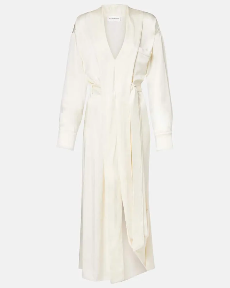 Victoria Beckham Wickelkleid Weiß