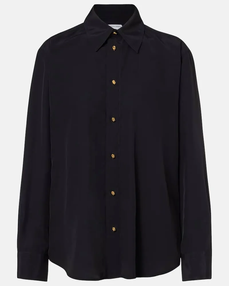 Bottega Veneta Hemd Knot Schwarz