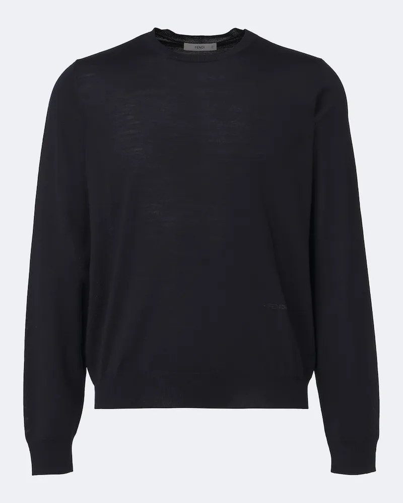 Fendi Pullover aus Wolle Blau