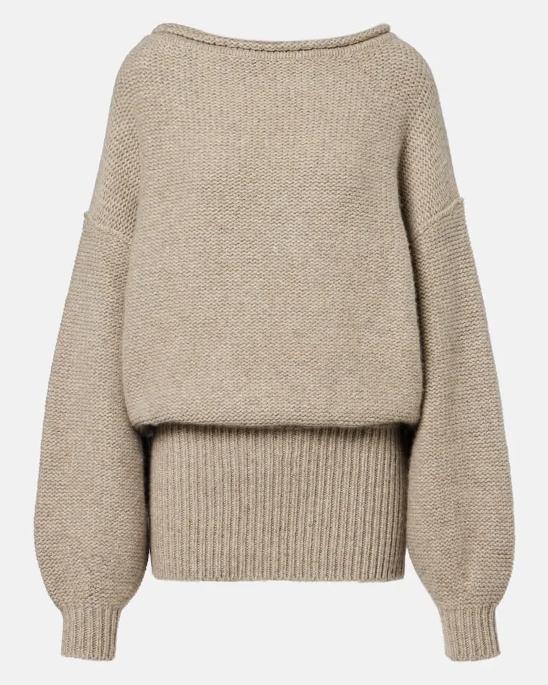 KHAITE Pullover Jonte aus Kaschmir Beige