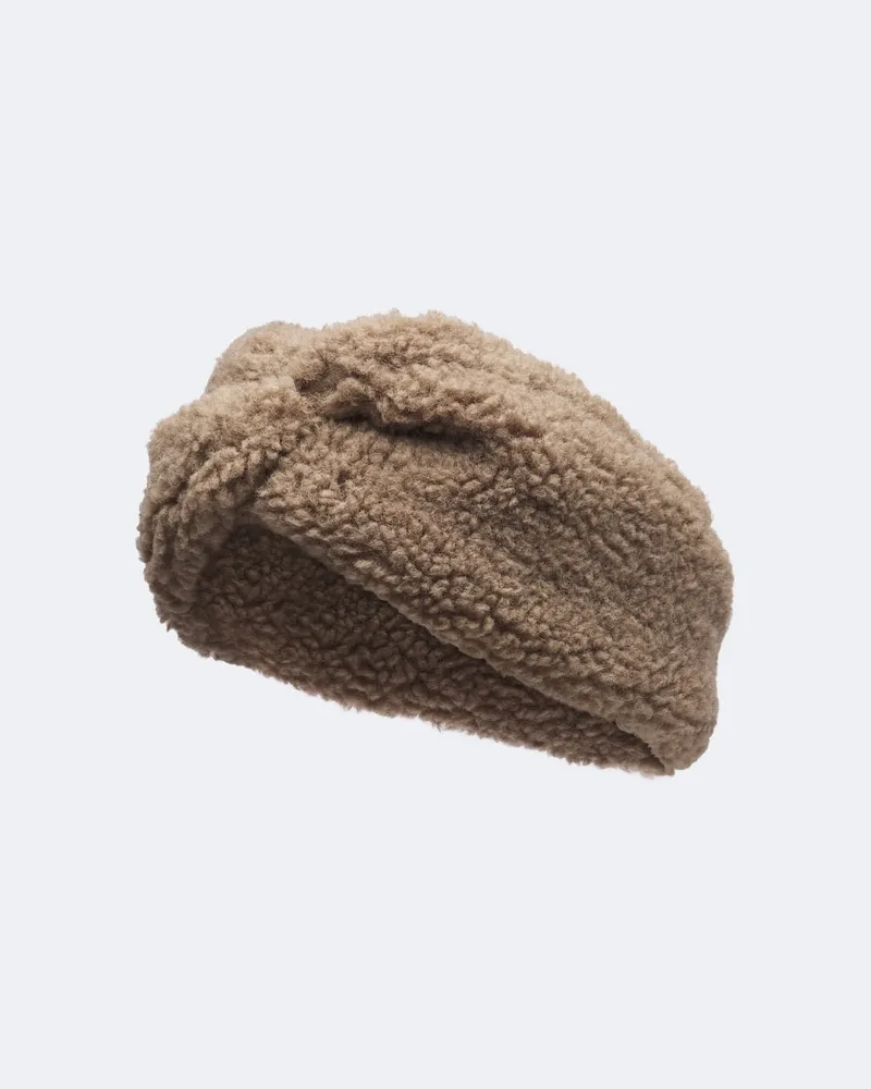 Bogner Haarband Justy aus Plüsch Braun