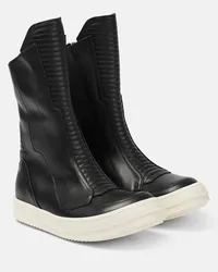 Rick Owens Sneakers aus Leder Schwarz