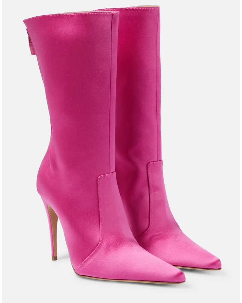 Magda Butrym Stiefel aus Satin Pink