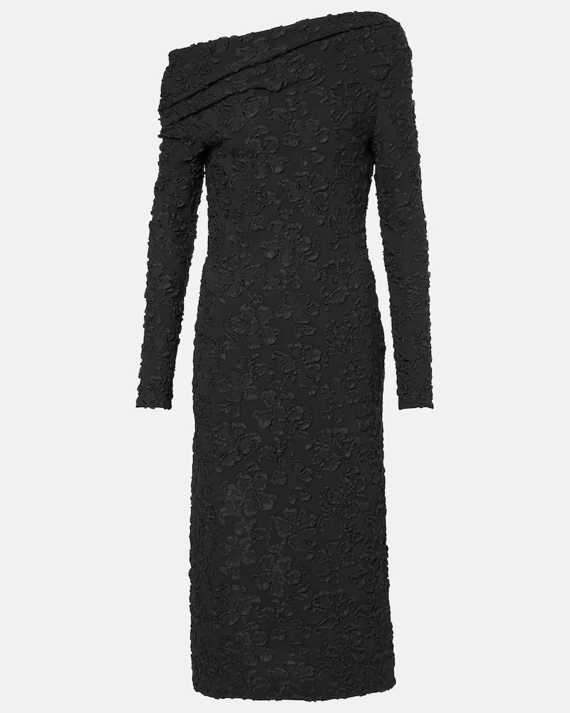 Givenchy Off-Shoulder-Midikleid Schwarz