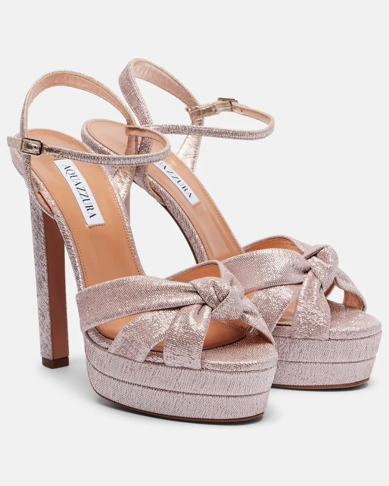 Aquazzura Plateausandalen Nina 130 Pink