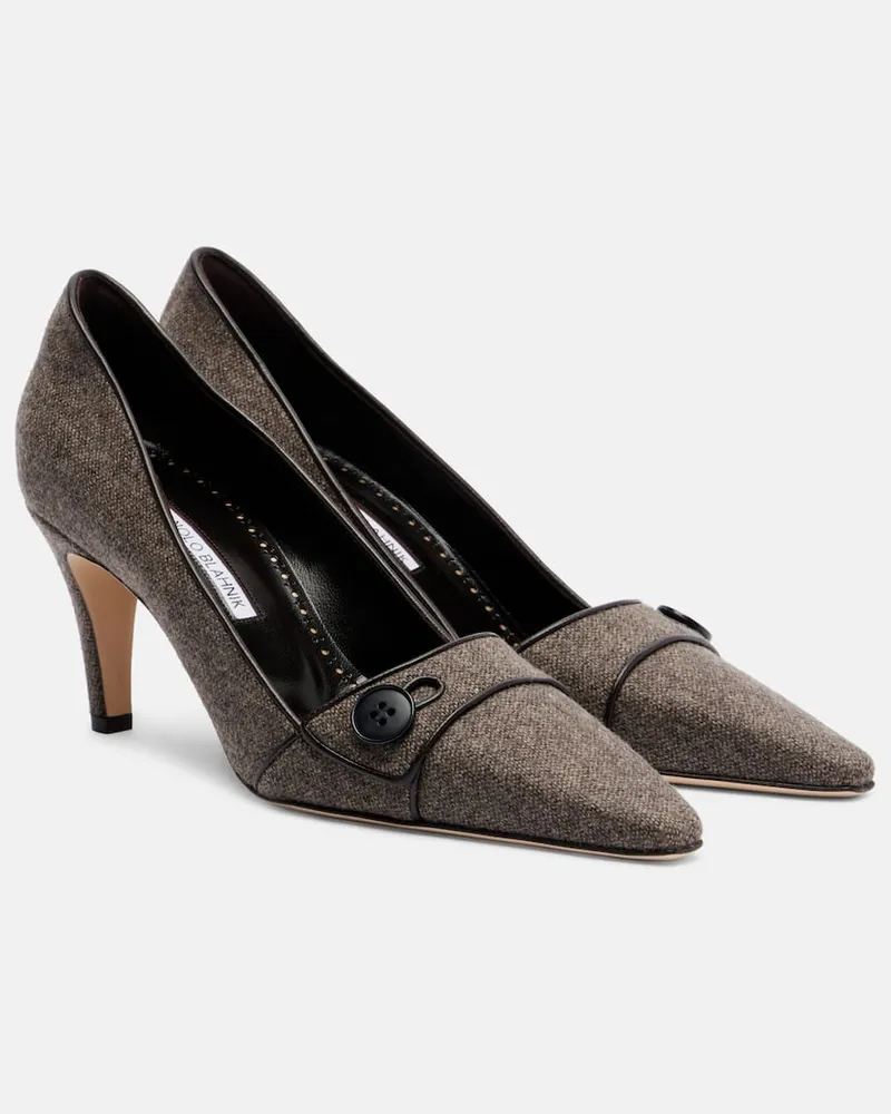Manolo Blahnik Pumps Lulumae 70 Braun