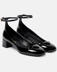 Prada Pumps aus Lackleder Schwarz