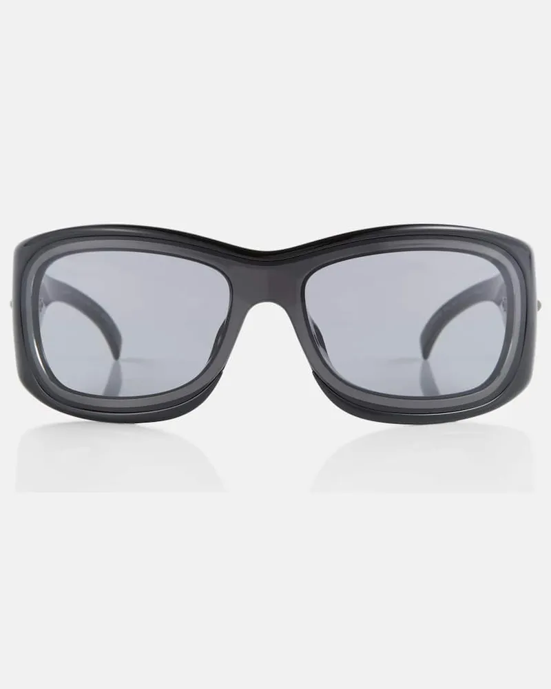 Givenchy Eckige Sonnenbrille G180 Schwarz