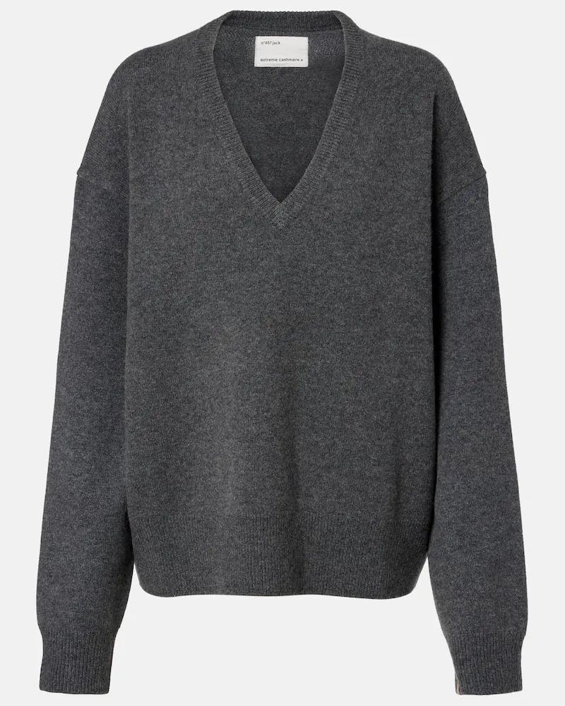 extreme cashmere Pullover Jack aus einem Kaschmirgemisch Grau