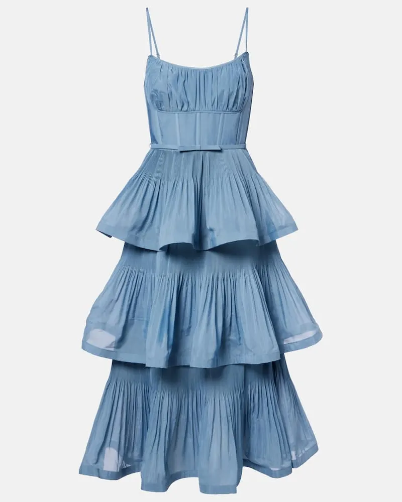 Zimmermann Bustier-Kleid Blau